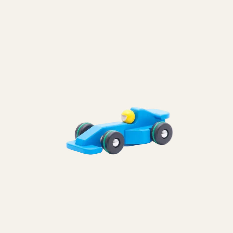 BAJO Wooden Race Car on Wheels