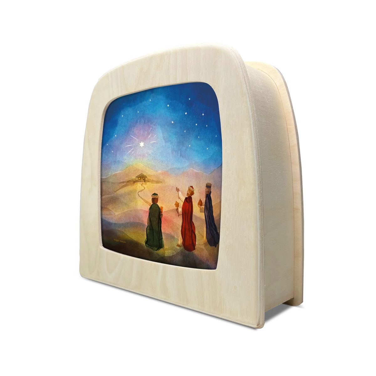 Silhuett av Vogel Geluk: Star Path