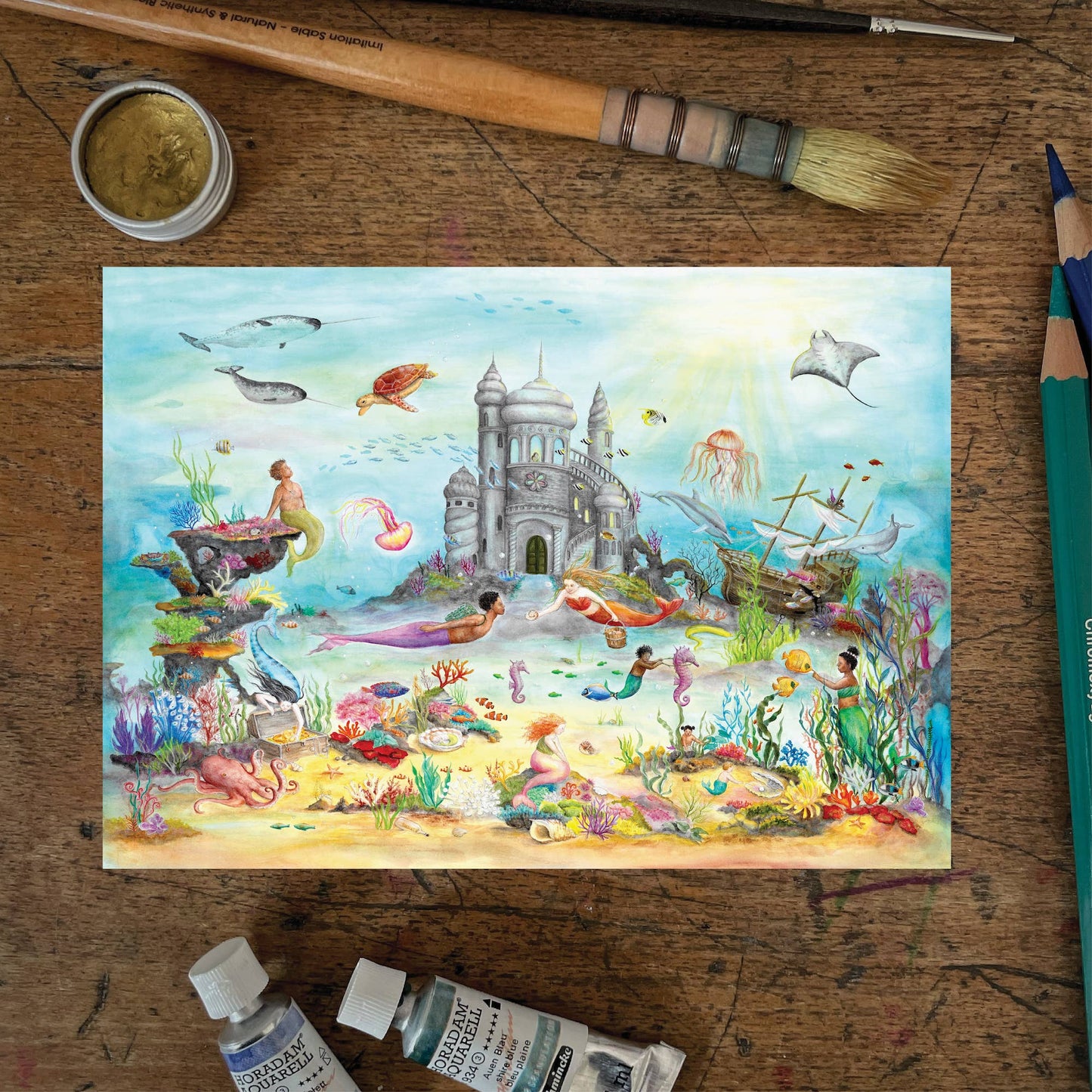 Under the Sea (A6 postcard)
