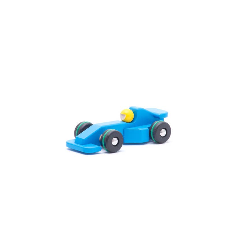 BAJO Wooden Race Car on Wheels