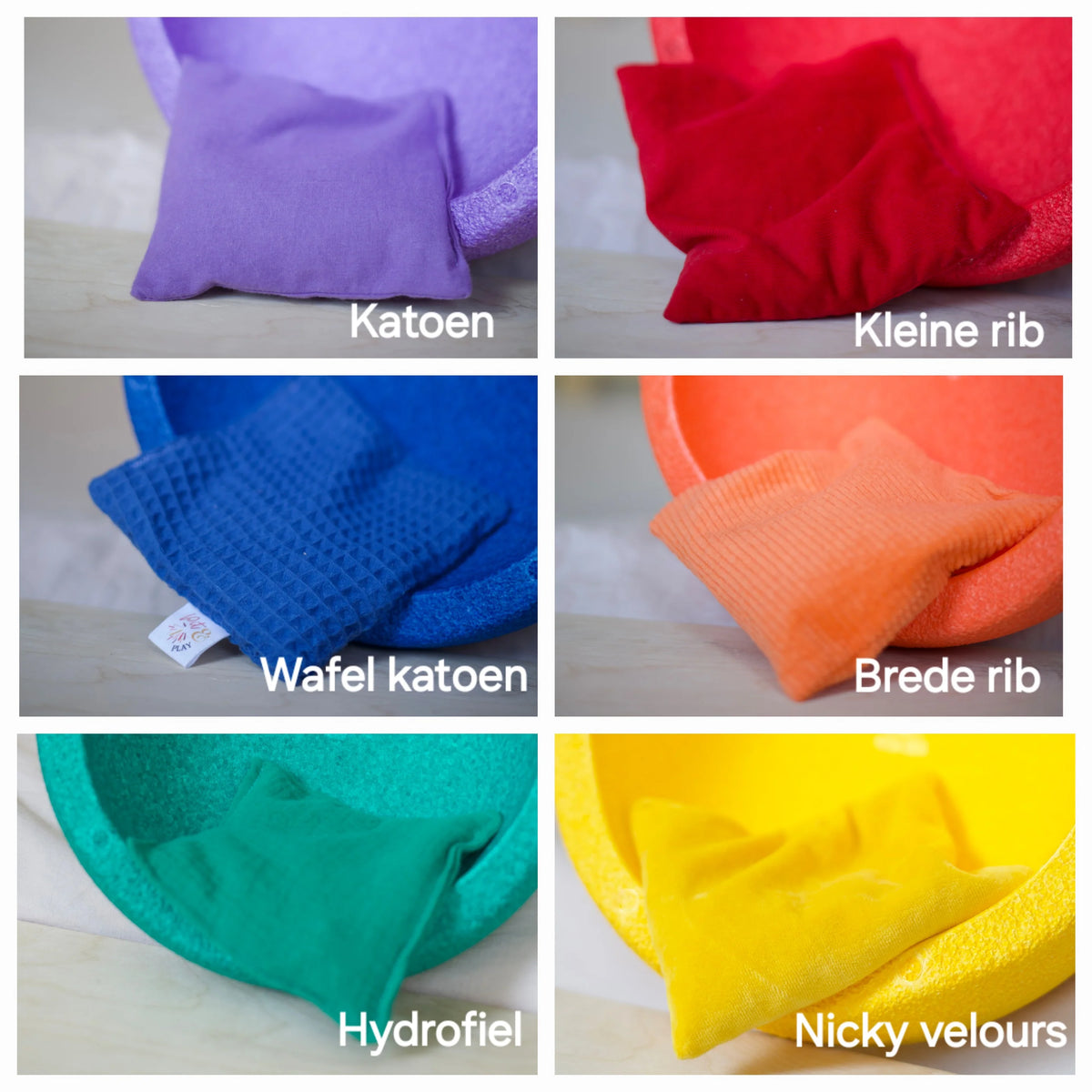 Erteposer 6pk - Regnbue