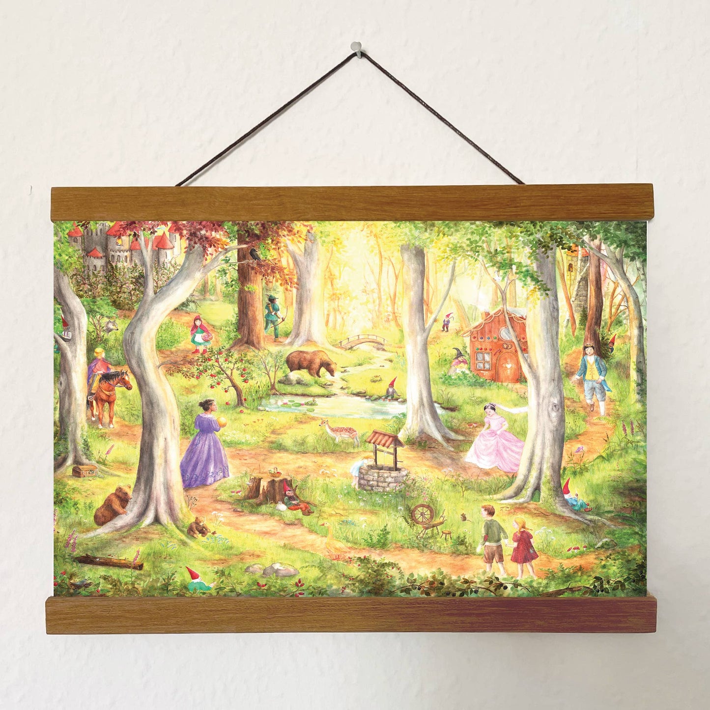 Storybook print: Fairytale Forest (A4)