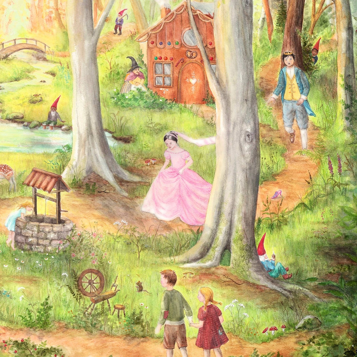 Storybook print: Fairytale Forest (A4)