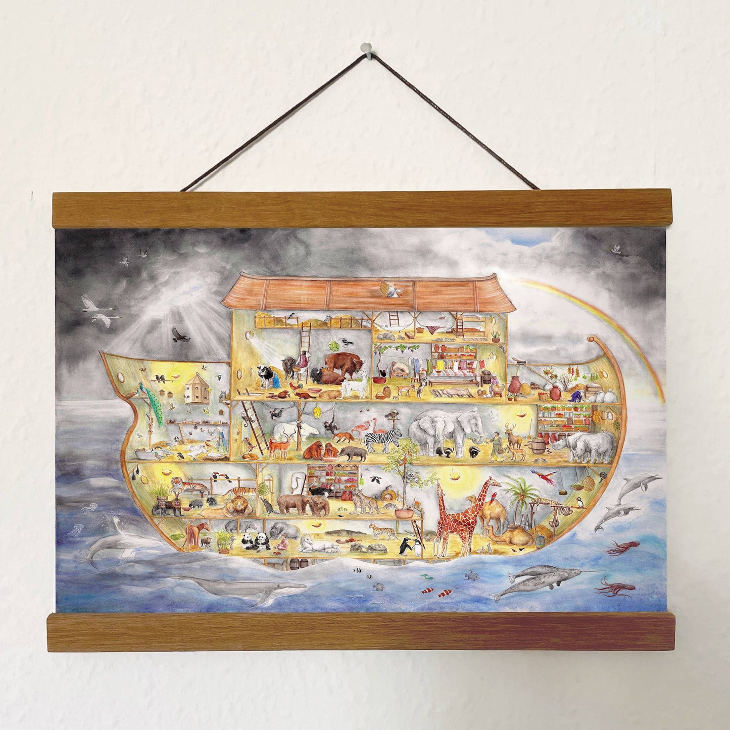 Storybook print: Noah's Ark (A4)