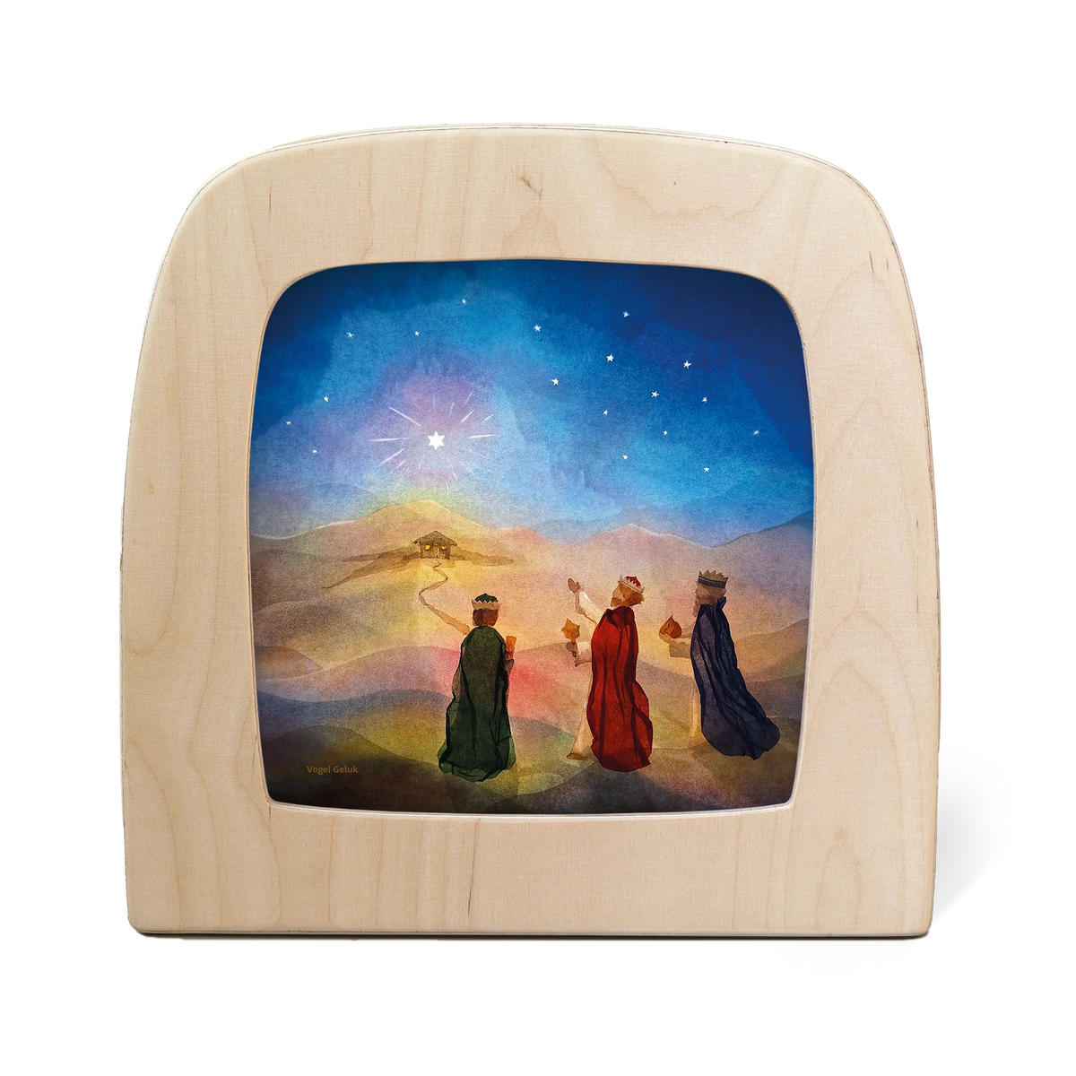 Silhuett av Vogel Geluk: Star Path