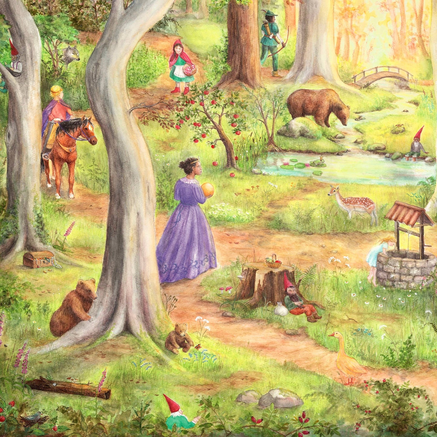 Storybook print: Fairytale Forest (A4)