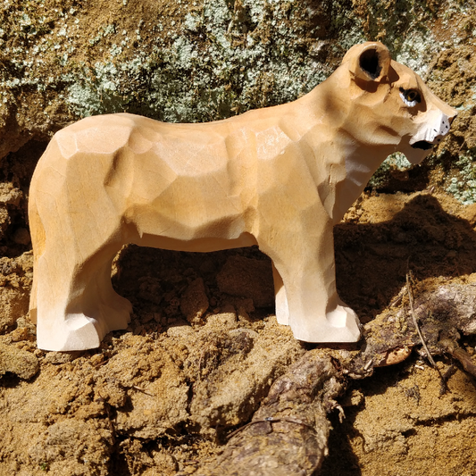 Wudimals® Wooden Lioness Animal Toy