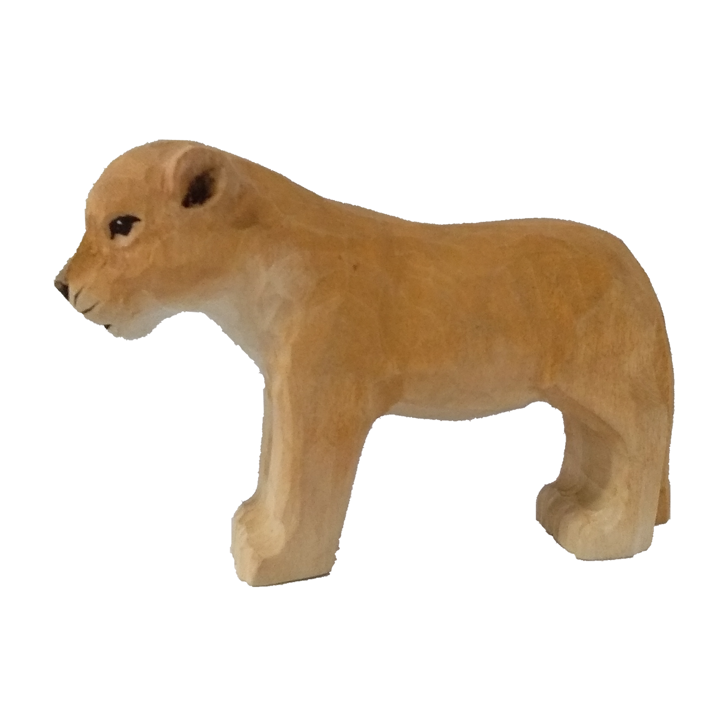 Wudimals® Wooden Lion Cub Animal Toy